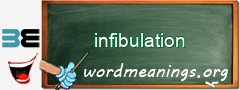WordMeaning blackboard for infibulation